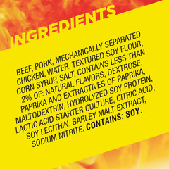 Slim Jim Smoked Meat Sticks, Spicy Flavor, 6g Protein Per Serving 0.28 oz.26 CT