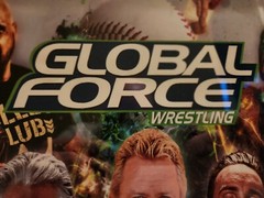 Global Force Wrestling framed poster 13 x 19 Jarret Bullet Club, Kevin Nash, WCW