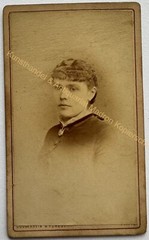 orig. CDV photography photograph vintage album print 1870 Paris Gougenheim