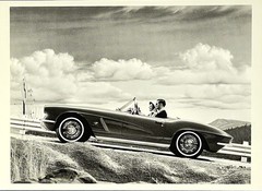 1962 Chevrolet Corvette C1 Fotofolio Art Photo Print Card 4.25”x6” Sports Car