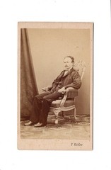 Franz Kohler CDV photo portrait of a man/fine gentleman-Vienna around 1860