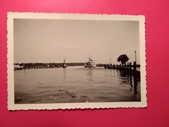 Alt Foto antik See Schiff Boot Konstanz Hafen Bodensee boat nice ship old Photo