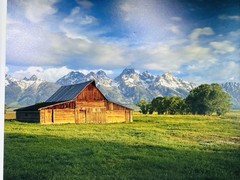 Rodney Lough Jr «Go West Young Man» Giclée Grand Teton National Park Wyoming
