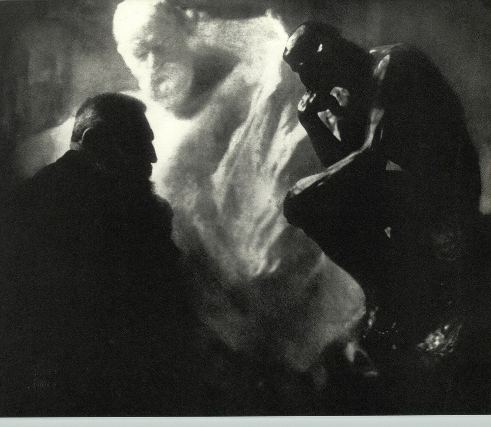 1902 1963 Edward Steichen Le Penseur Paris France Art Photo Photogravure 11 X 14