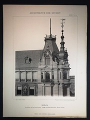 Large Phototype 1889. Berlin. New York House Leipzig Street Corner Fried 624138