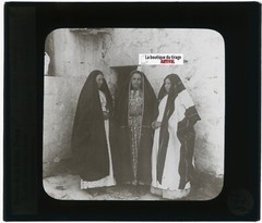 Women Nazareth, Vintage Photo Glass Plate, Black & White, Positive 8.5×10 Cm