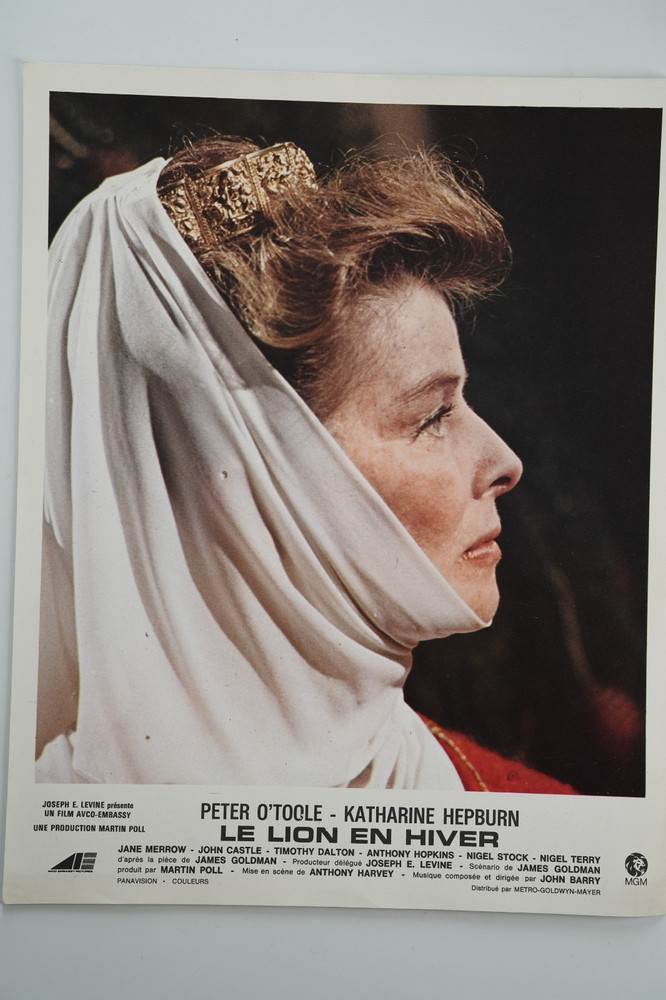 Photo Cinema Lobby Cards The Lion In Winter 24X30Cm 1970