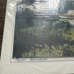 Photo Don Harmon Signed ‘Mount Assiniboine’ Photograph (11”x14”) 14”T 16”W
