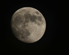 Art Photograph 8×10 Glossy Waxing Gibbous Moon Artist Signed