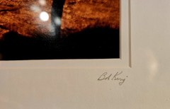 Signed Bob King 2008 Monument Valley, Utah Photograph Framed 13×16