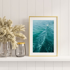 Lake Landscape Wall Art Print 5×7 – Nature Photography Home Décor