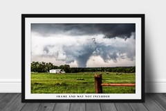 Storm Photography Print – Picture of Large Tornado in Texas Panhandle