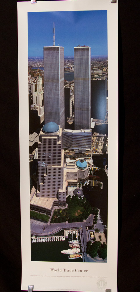 Vtg 2001 World Trade Center Twin Towers Poster James Blakeway New York 39×13.5