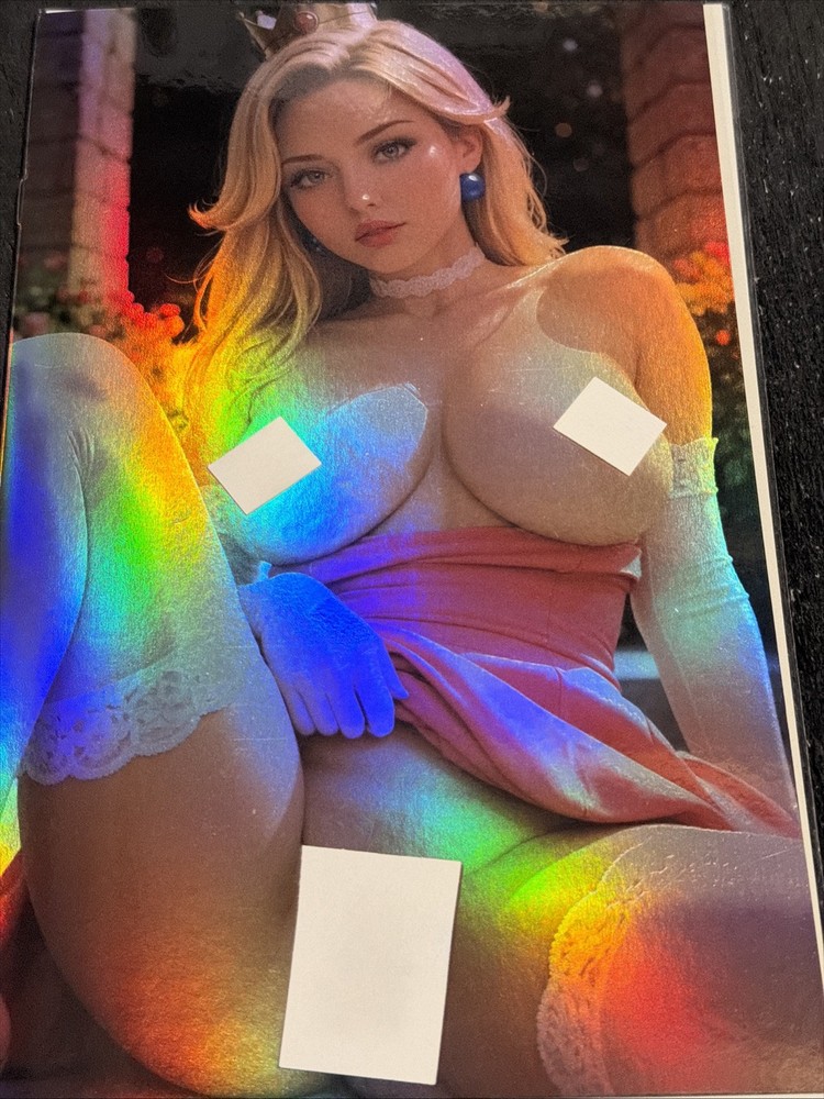 Princess Peach Cosplay Bangers Virgin FOIL Var Ltd 10 DEAR GOD HELP US WOW 🤩