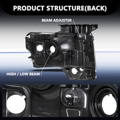 Halogen Headlights Assembly for 2009-14 Ford F150 | Adventure-Ready Weather Seal