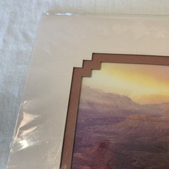 JAMES THOMSON SIGNED PRINT PHOTO GRAND CANYON SUNSTREAK S. RIM 10″x 8″ MATTED