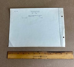 Thomas Moran “Flight Into Egypt” 1925 Authentication Photograph Signed/Typed
