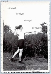 Berlin Marienfelde 1929 – Bullet Pusher Athlete Woman – 1920s – Photo 6x9cm