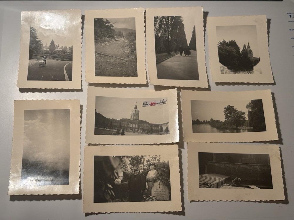 📸Bundle 9 Photos 50-60s Dbg Ruhrort Travel Women Men Places Nature ~5×8