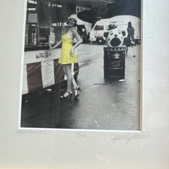 Jana Epstein art CANDY APPLES Hand Tinted Photo Signed Numbered Matted & Framed