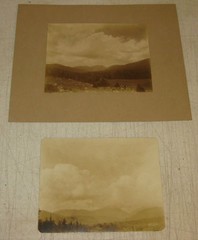 ANTIQUE *CLIFTON CHURCH* VIEW FROM EAGLE MOUNTAIN HOUSE WHITE MOUNTAINS NH PHOTO