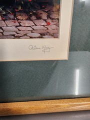 Alan Klug Art Photograph Fleurie France House Garden Signed Frame 24″ x 27″