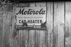 «»Rusty Motorola Car Heater» Antique Sign Wall Art