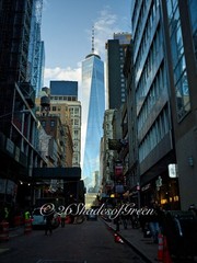 Original 5×7 NYC Photo Print, World Trade Center One – by 26ShdadesofGreen