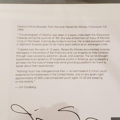 Jim Goldberg Magnum Square Print Signed DESTINY’S SHINY BRACELET 6×6″ unopened