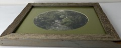Waterfall rustic photo framed and matted by professional photographer Blue Ridge