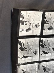 NEWLY FOUND Hendrickson PHOTO Contact Sheet Proof & Negs JUST A COWBOY & HIS DOG
