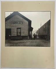 Original IRA CURRENT ‘Colorado City RAILROAD TRAIN Station’ 1928 Photograph