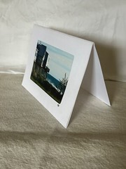 NEW Signed Old Orchard Beach pier photo by NH artist, new in envelope.
