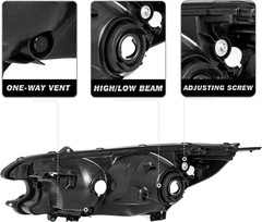 OE Style Headlight Assembly Fit for 2012-2014 Honda CR-V Halogen Headlamp W/Bulb
