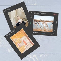 , Pack of 10, Acid-Free 16×20 Black Pre-Cut Picture Mats for 11×14 Photos wit…