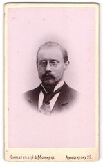 Photograph Christensen & Morange, Kjöbenhavn, Amagertorv 25, portrait Mr. Forest