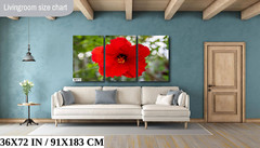 Ruby Blooms: Red Hawaiian Hibiscus Flower Tropical Wall Art Metal Canvas Print