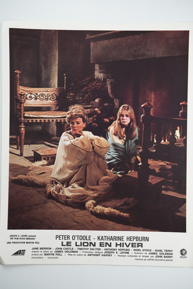 Photo Cinema Lobby Cards The Lion In Winter 24X30Cm 1970