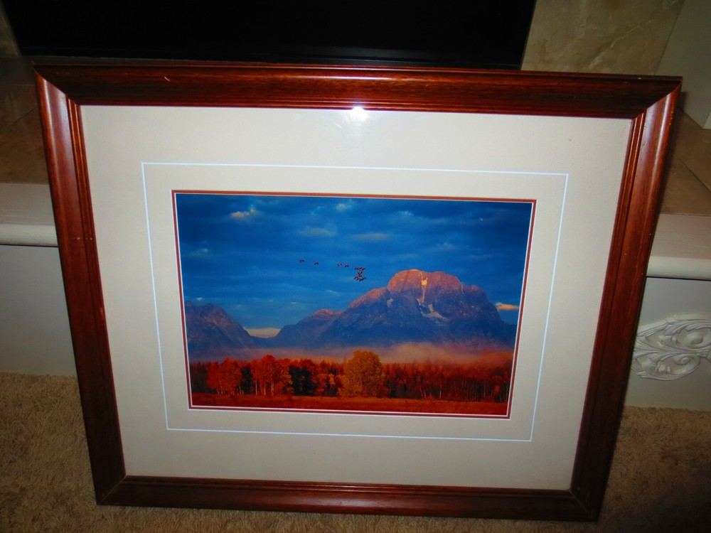 Thomas Mangelsen «Changing Seasons» Grand Tetons 68/950 10″x14″ Signed