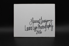 Signed Polar Bear Photograph Matted Laura Lyn Photography 2016 Arctic Wildlife