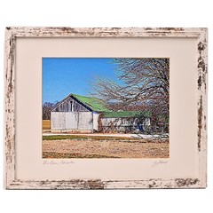 SCHELL Original Vintage Signed Long Island NY Barn Landscape Portrait Photograph