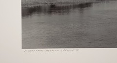 Large Format B&W Photo A View from Sherman’s Bridge II by Charles Fendrock