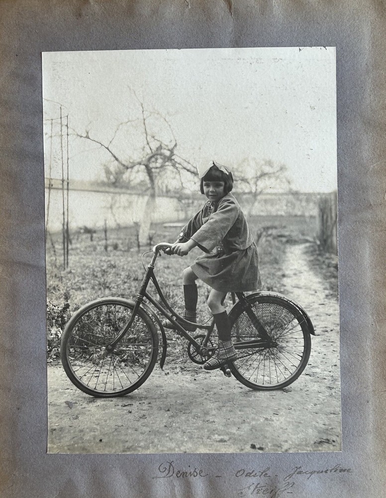 France Kids Bicycle Costume Rueil 1905 Photography Vintage Analogue