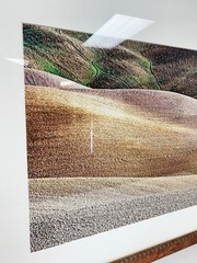 Larry Humphrey Signed Fine Art Photo Of Val De Orcia, Italy Sand Landscape 53×30
