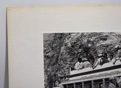 Vintage James W. Howlett Photograph, Focusing on a Group of People on a Bus