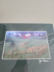 Photography Print By John T Slonina Matted 8×10 Jenne Farm Woodstock, Vermont