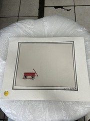 Signed LOUIS J. SPEAR Photograph; MATTED SEALED 8 X 10″ WAGON