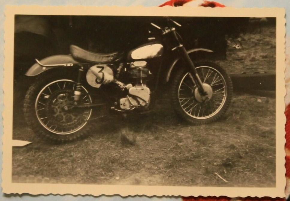 Photo 1967 Motorcycle Racing Motorcross CZ175ccm GDR Championship W21
