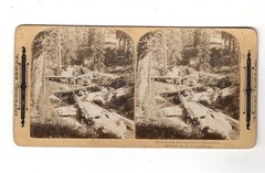 Stereoscopy North Fork of the Merced River / Yosemite Valley / California / USA