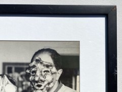 Vintage Mask Family Portrait Surreal Halloween Strange Bizarre BW Art Photograph